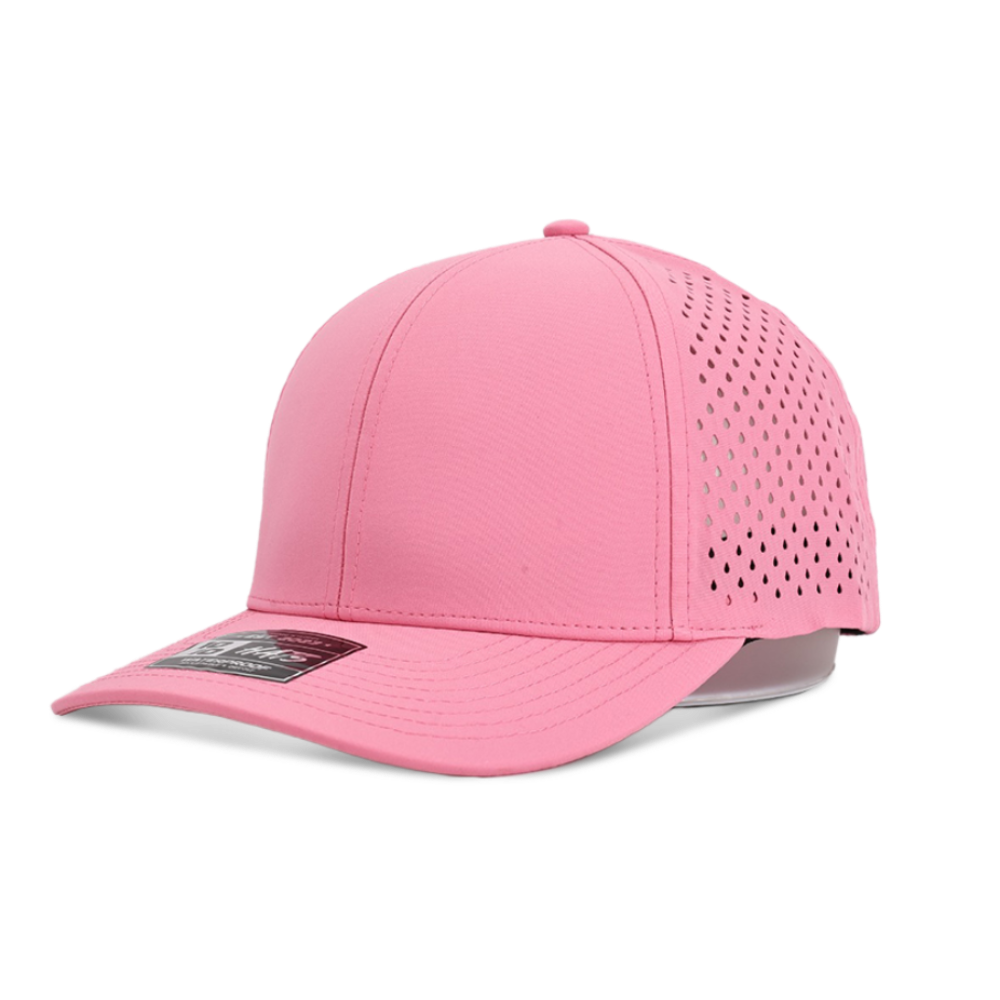 1010 Hats 616 6-panel trucker cap - Pink - blank for custom leather patch