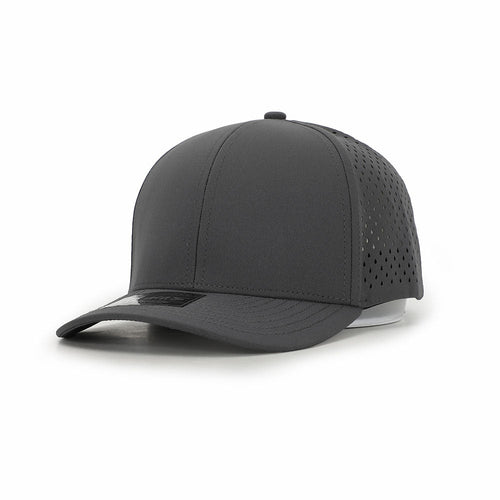 1010 Hats 616 6-panel trucker cap - Dark Grey - blank for custom leather patch