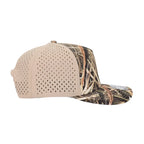1010 Hats Shadow Grass Blades camo trucker cap - blank for custom leather patch