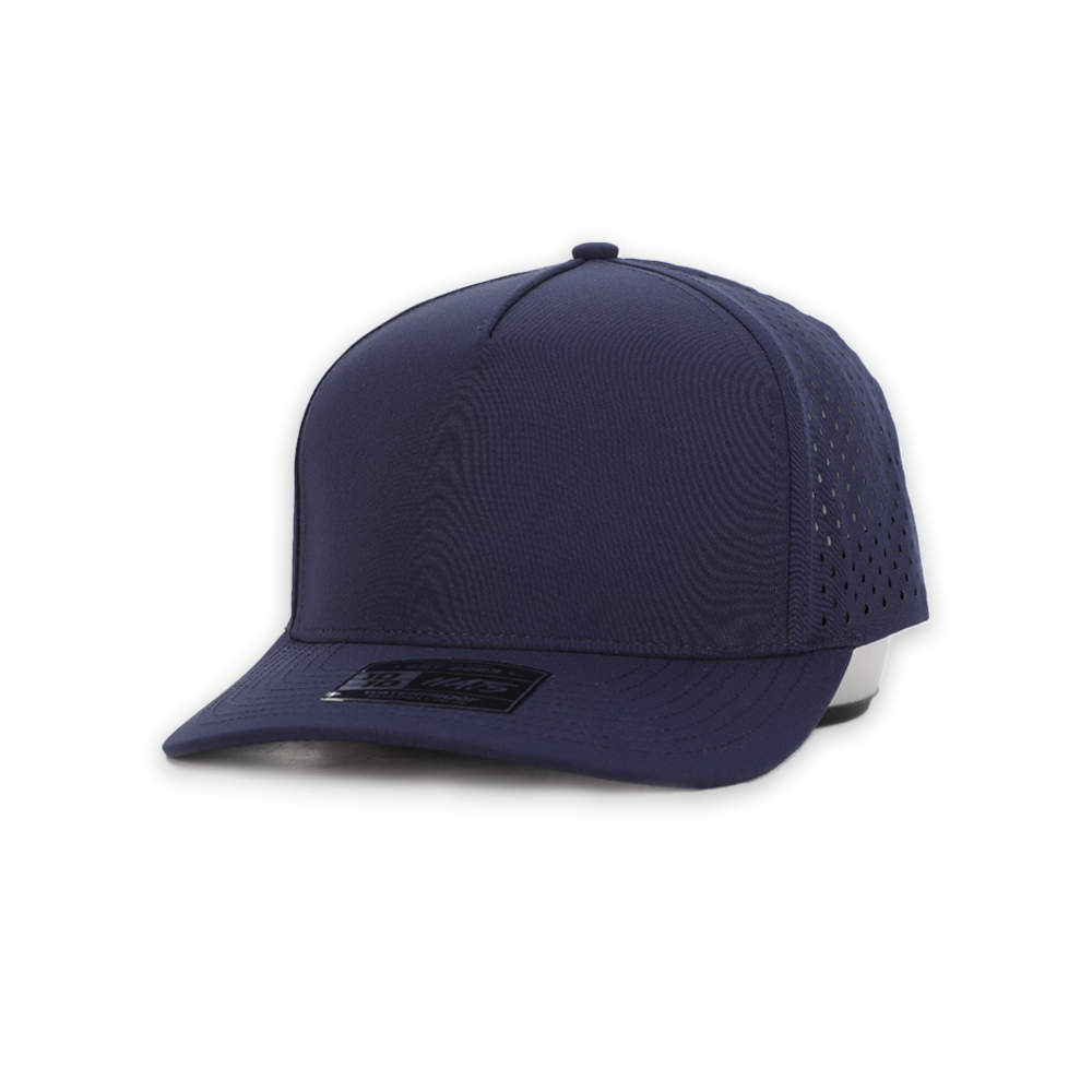 1010 Hats 615 trucker cap - True Navy Standard - blank for custom leather patch