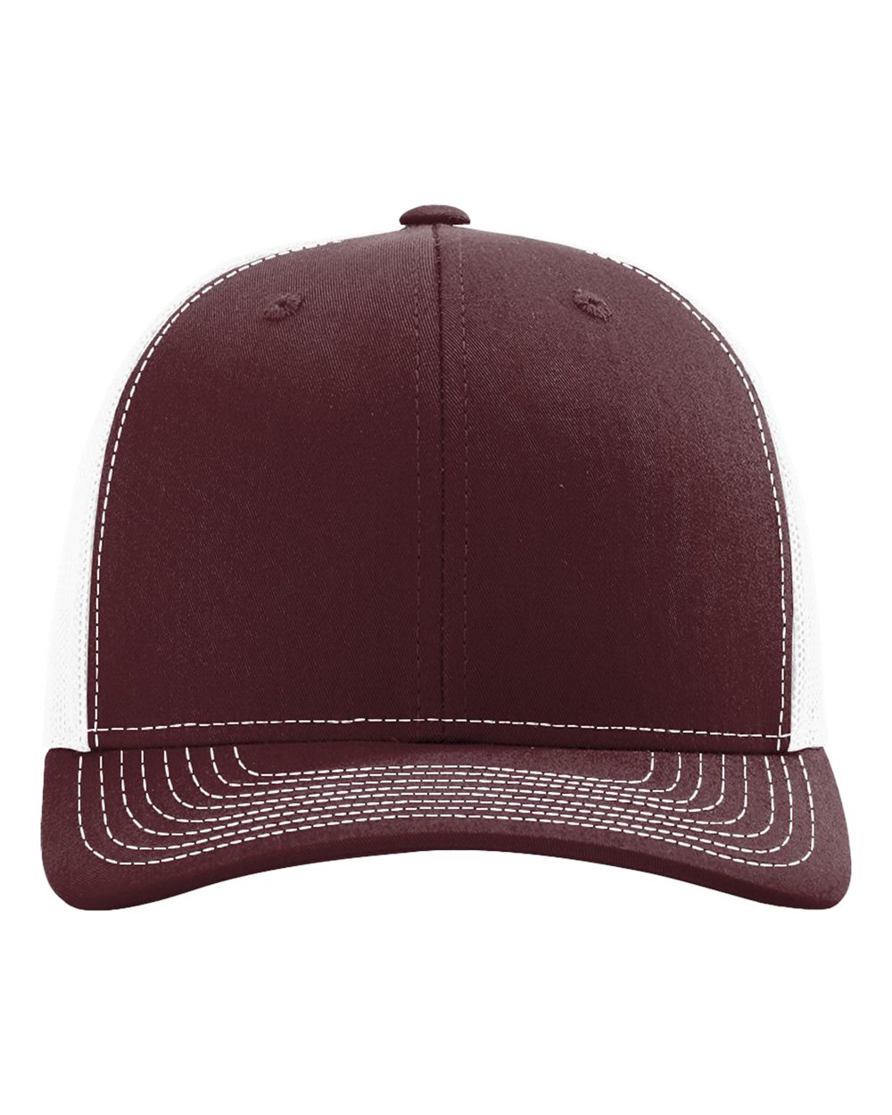 Richardson 112 Trucker Hat - Maroon/White - S&S B18095530