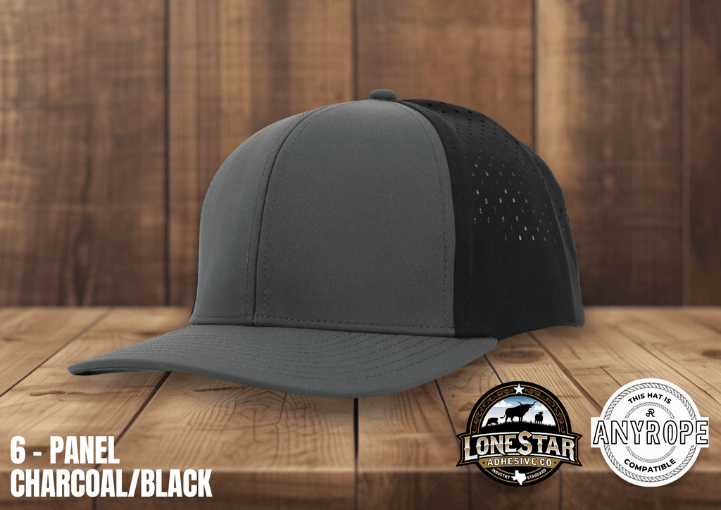 Lonestar 6-Panel Durra-Bull Hat - blank cap for custom leather patch