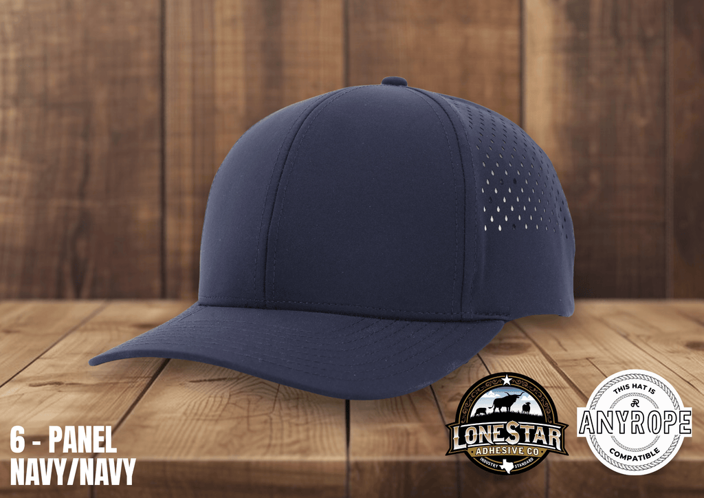Lonestar 6-Panel Durra-Bull Hat - blank cap for custom leather patch