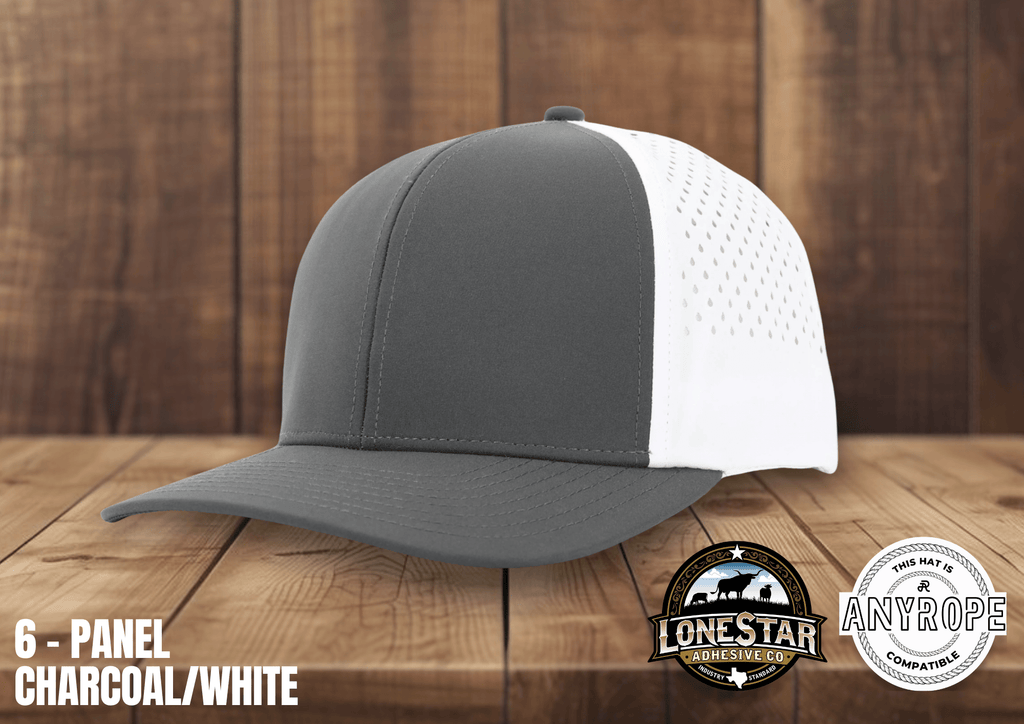 Lonestar 6-Panel Durra-Bull Hat - blank cap for custom leather patch