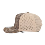 1010 Hats Bottomland camo trucker cap - blank for custom leather patch