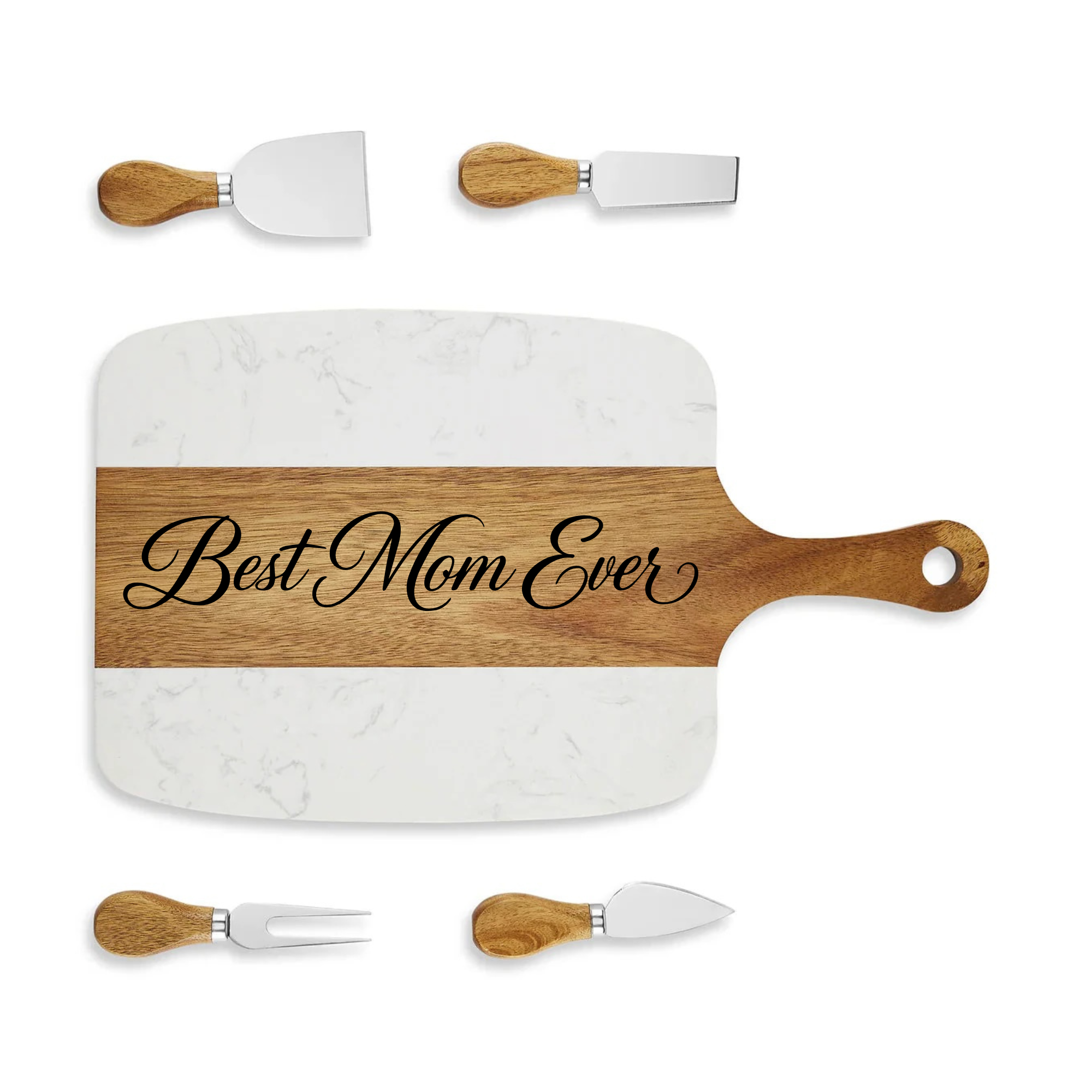Marble Serving Board Set