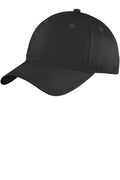 Port Authority Six-Panel Unstructured Twill Cap (C914) - Black - SanMar C914-BLACK