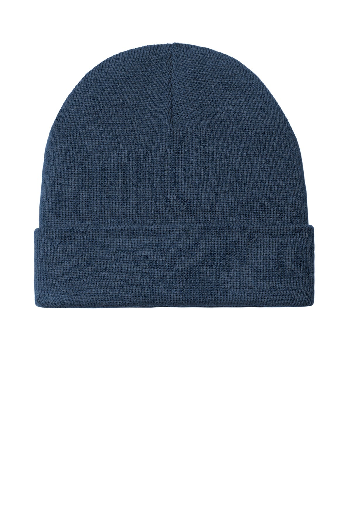 Port Authority Knit Cuff Beanie (C939) - Dress Blue Navy - SanMar C939-DRESSBLUENVY