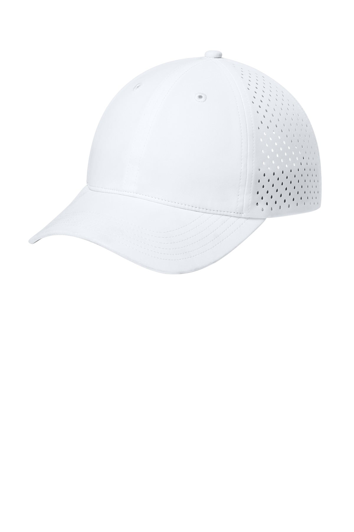 Port Authority All-Day Performance UPF Perforated Cap (C995) - White - SanMar C995-WHITE