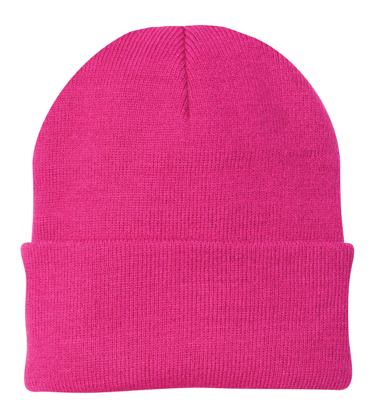 Port Authority Knit Cap (CP90) - Neon Pink - SanMar CP90-NEONPINKGLO