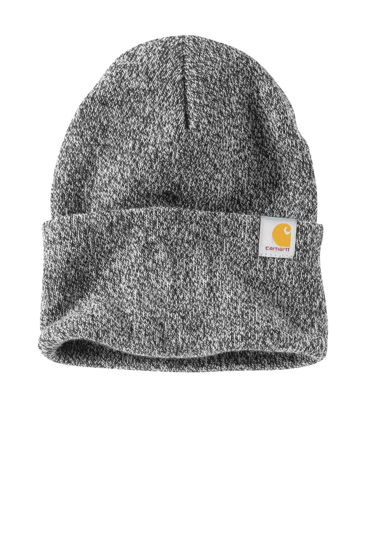 Carhartt Watch Cap 2.0 (CT104597) - Black/White - SanMar CT104597-BLACKWHITE