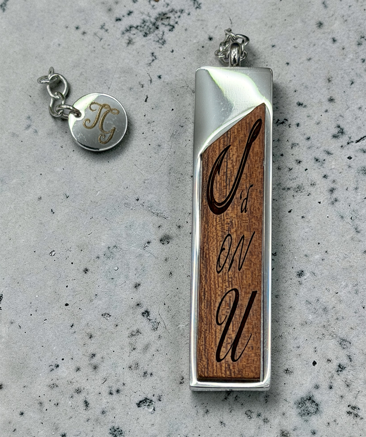 Custom Wood Pendant Necklace — Perfect Mother's Day Gift