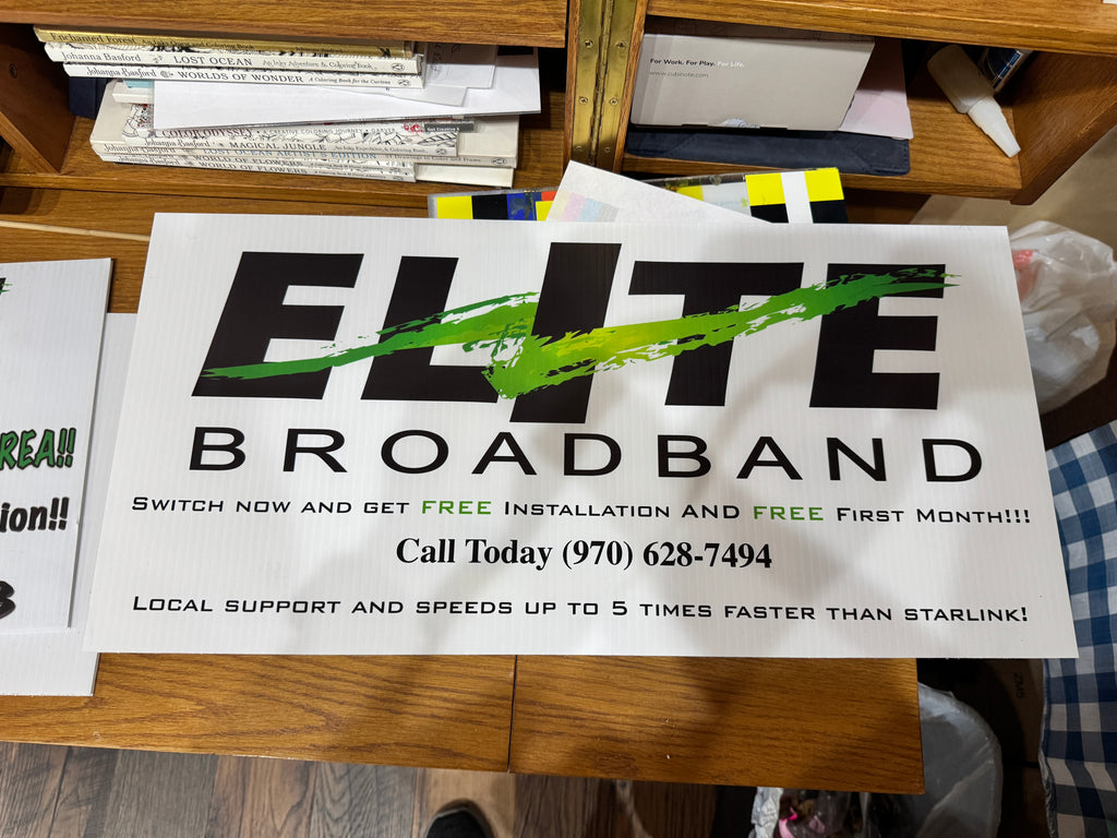 12x24 4mm 4 mm Coroplast Board Yard Sign