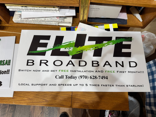 12x24 4mm 4 mm Coroplast Board Yard Sign