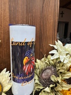 land of the free patriotic tumbler
