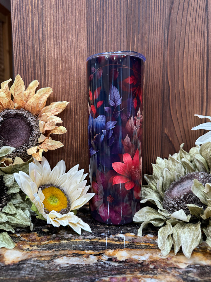 dark flower tumbler