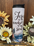 jesus is the anchor of my soul tumbler