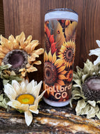 sunflowers tumbler