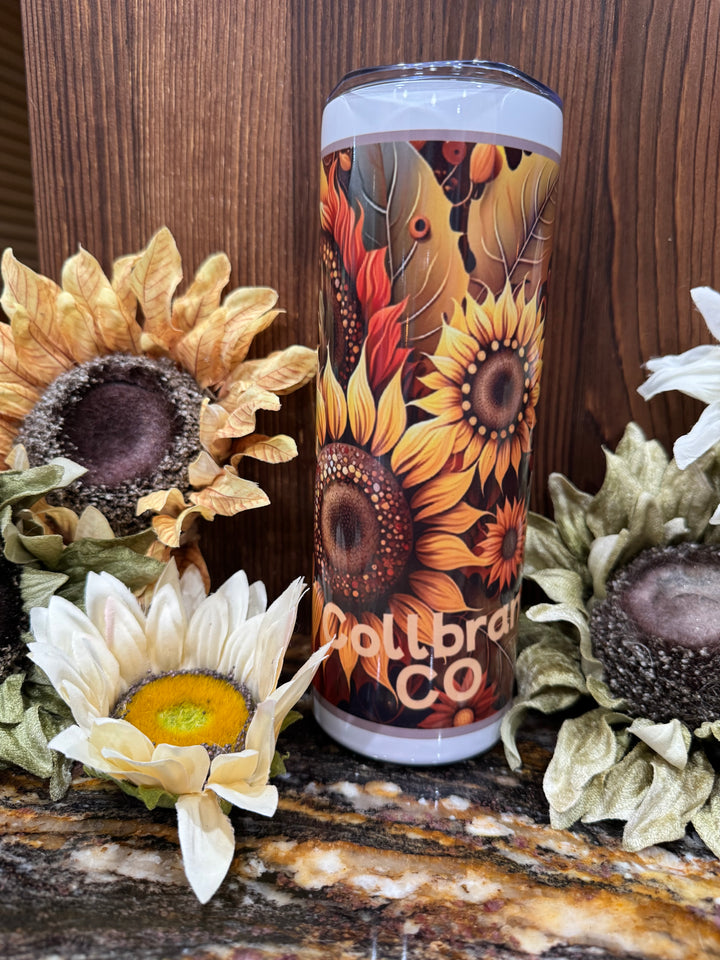 sunflowers tumbler