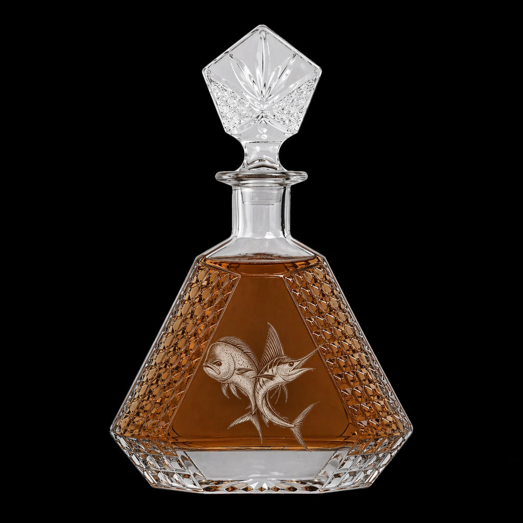 Makerflo Triangle Whiskey Decanter