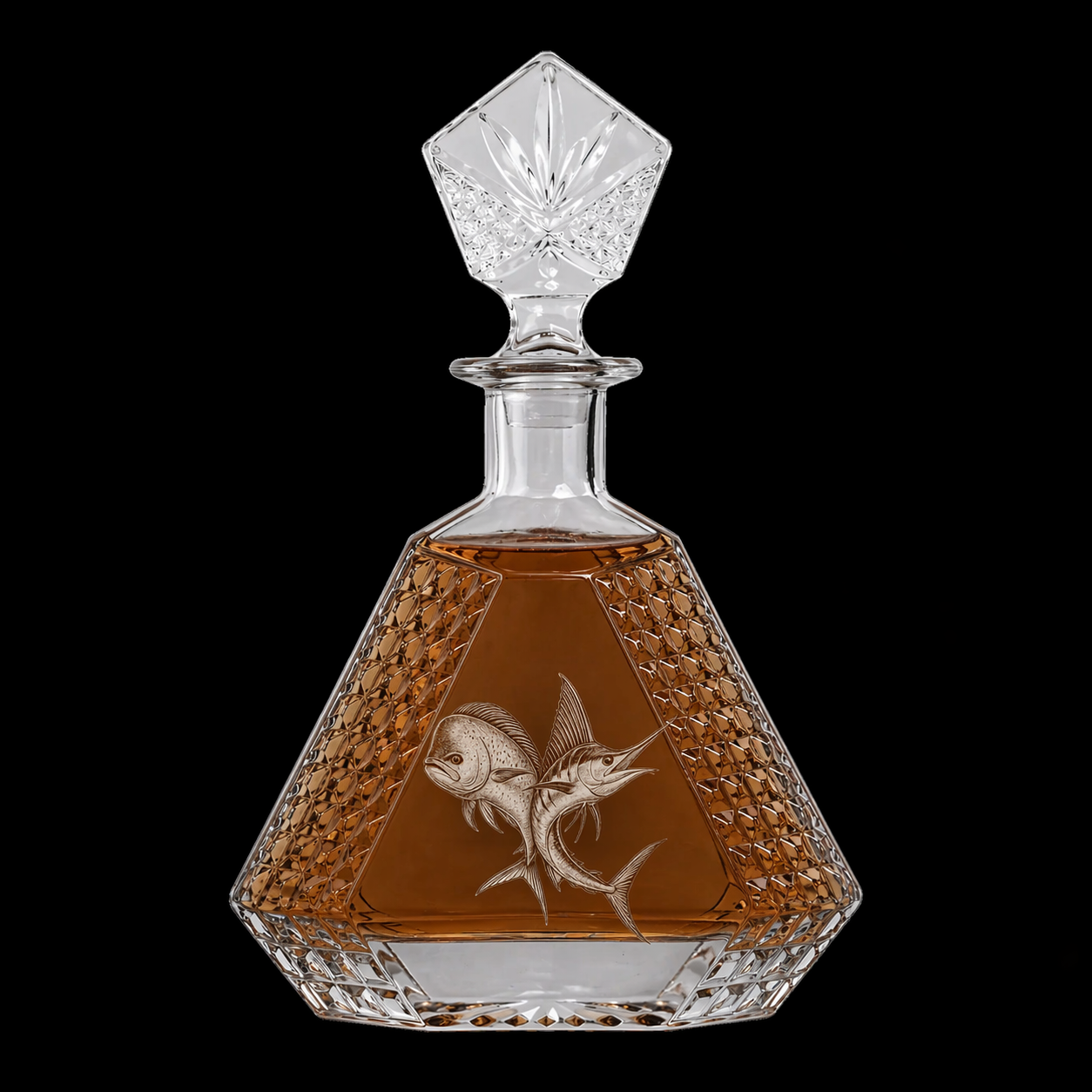 Makerflo Triangle Whiskey Decanter