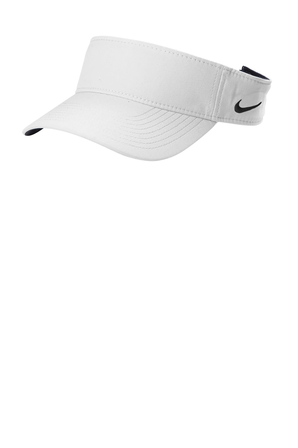 Nike Dri-FIT Team Performance Visor (NKFB5675) - White - SanMar NKFB5675-WHITE