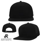 Lonestar P5 Flat Hat - blank cap for custom leather patch