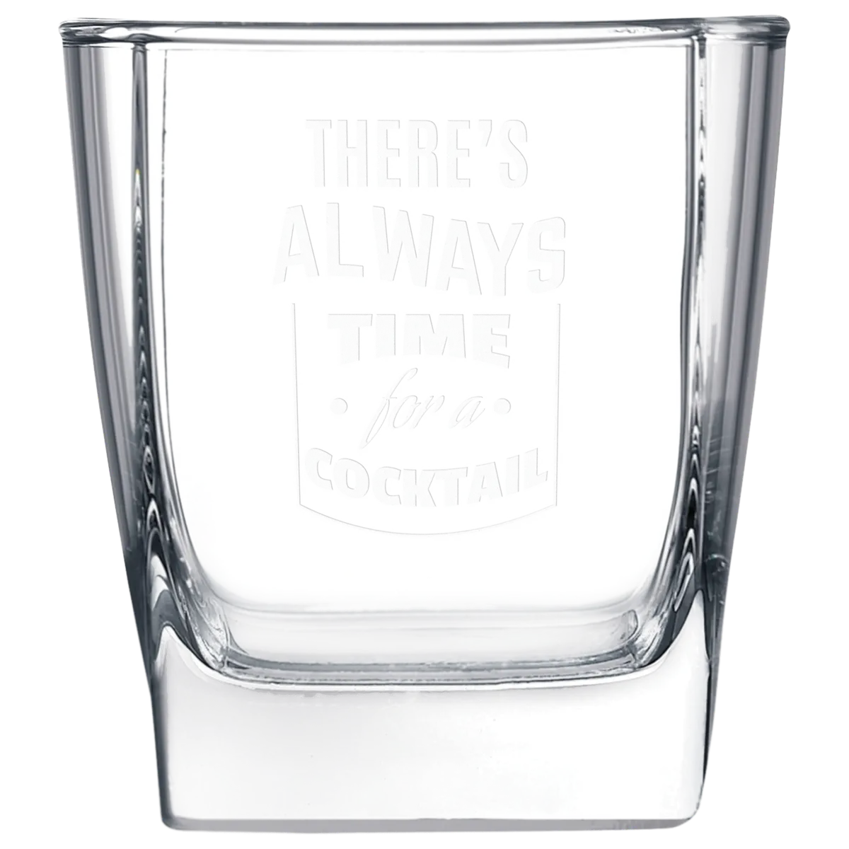 engraved whiskey glass