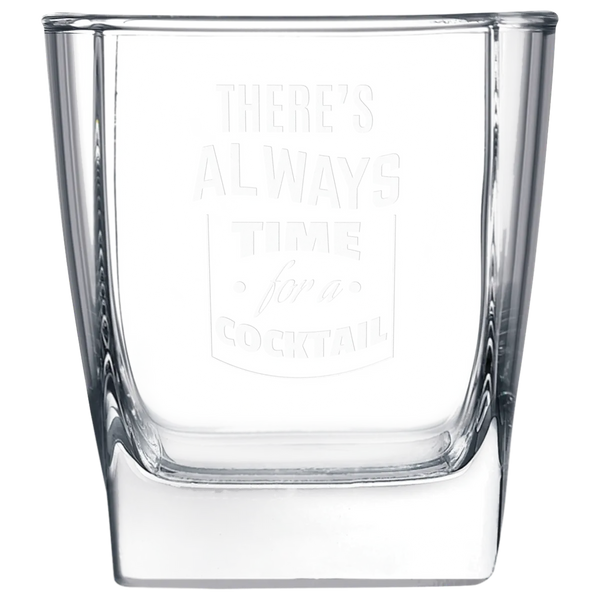 engraved whiskey glass