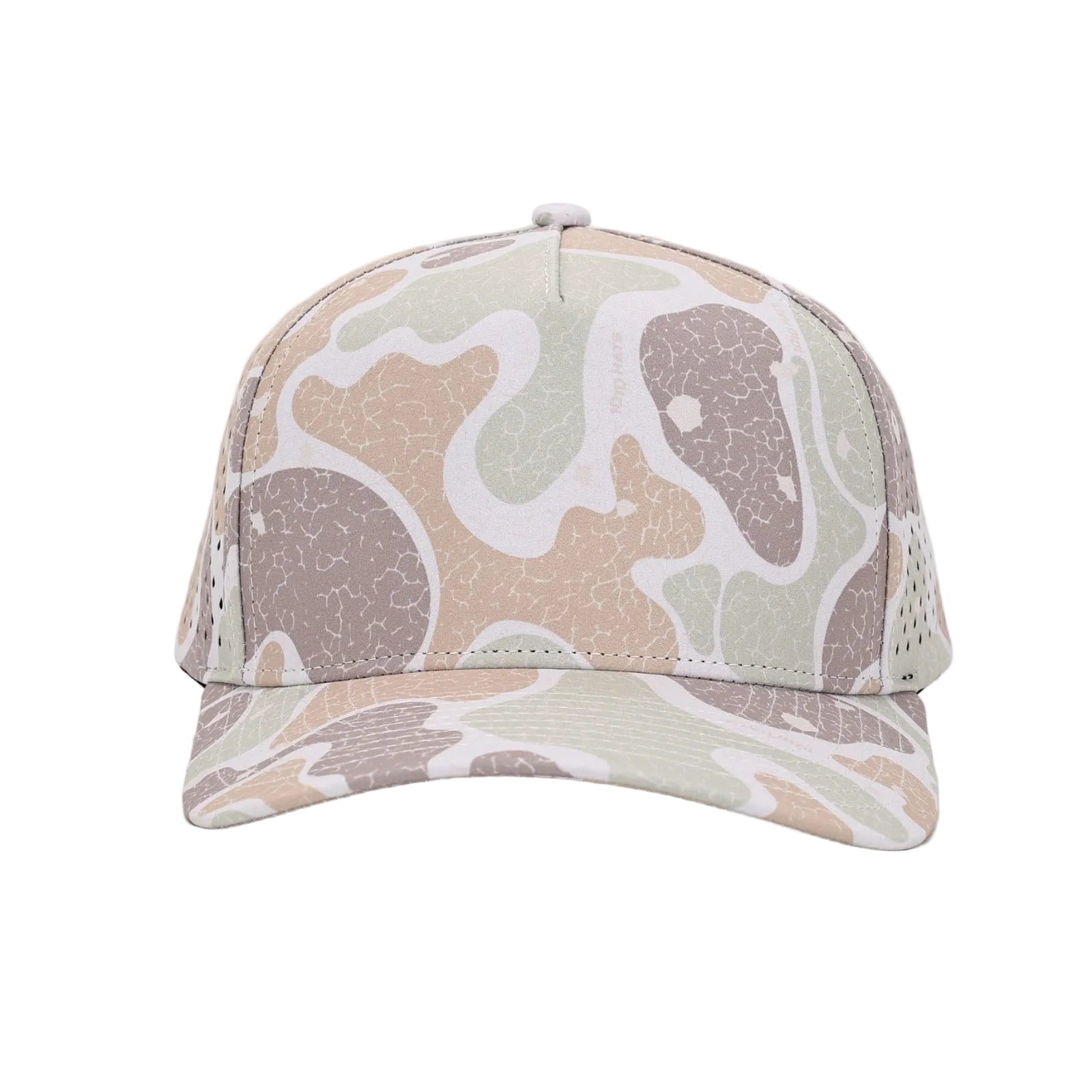 1010 Hats Brush Country camo trucker cap - blank for custom leather patch
