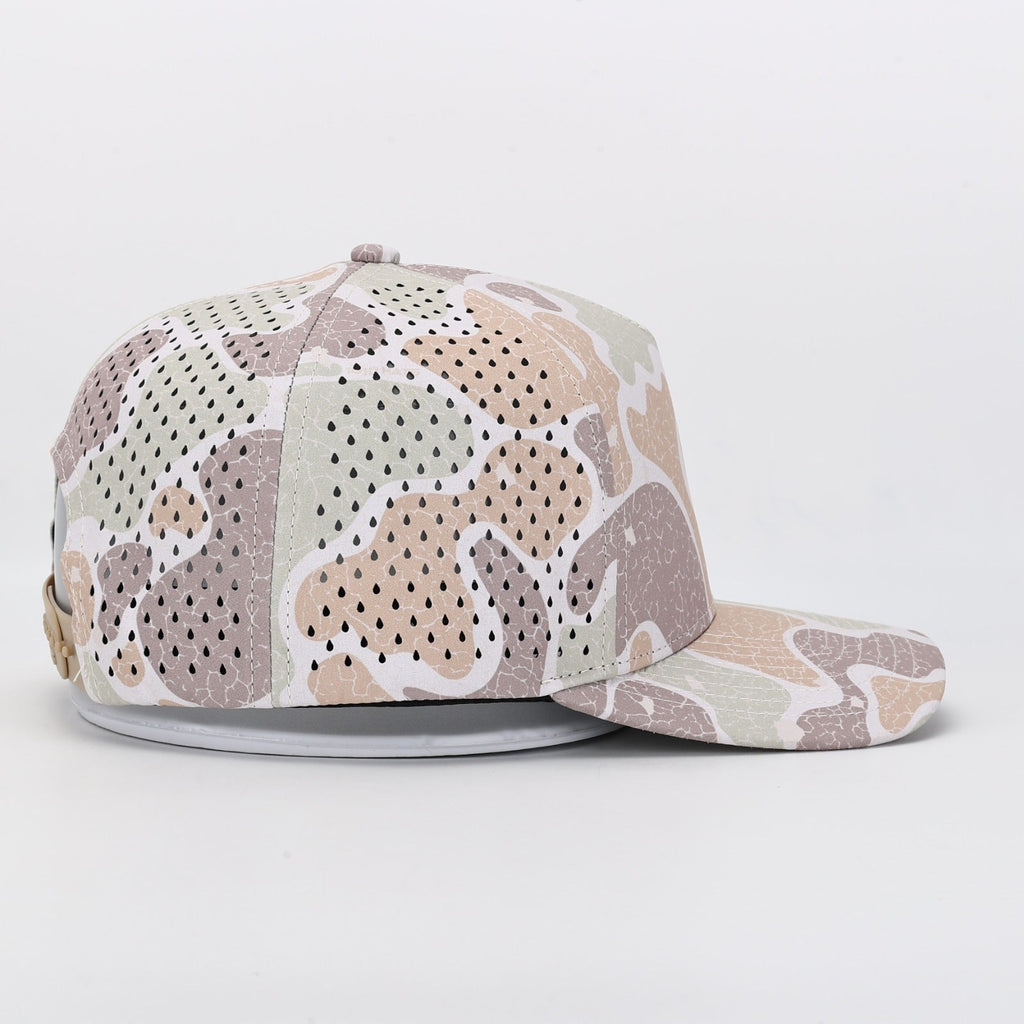 1010 Hats Brush Country camo trucker cap - blank for custom leather patch