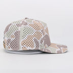 1010 Hats Brush Country camo trucker cap - blank for custom leather patch