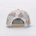 1010 Hats Brush Country camo trucker cap - blank for custom leather patch