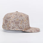 1010 Hats Wild Desert camo rope trucker cap - blank for custom leather patch