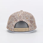 1010 Hats Wild Desert camo rope trucker cap - blank for custom leather patch