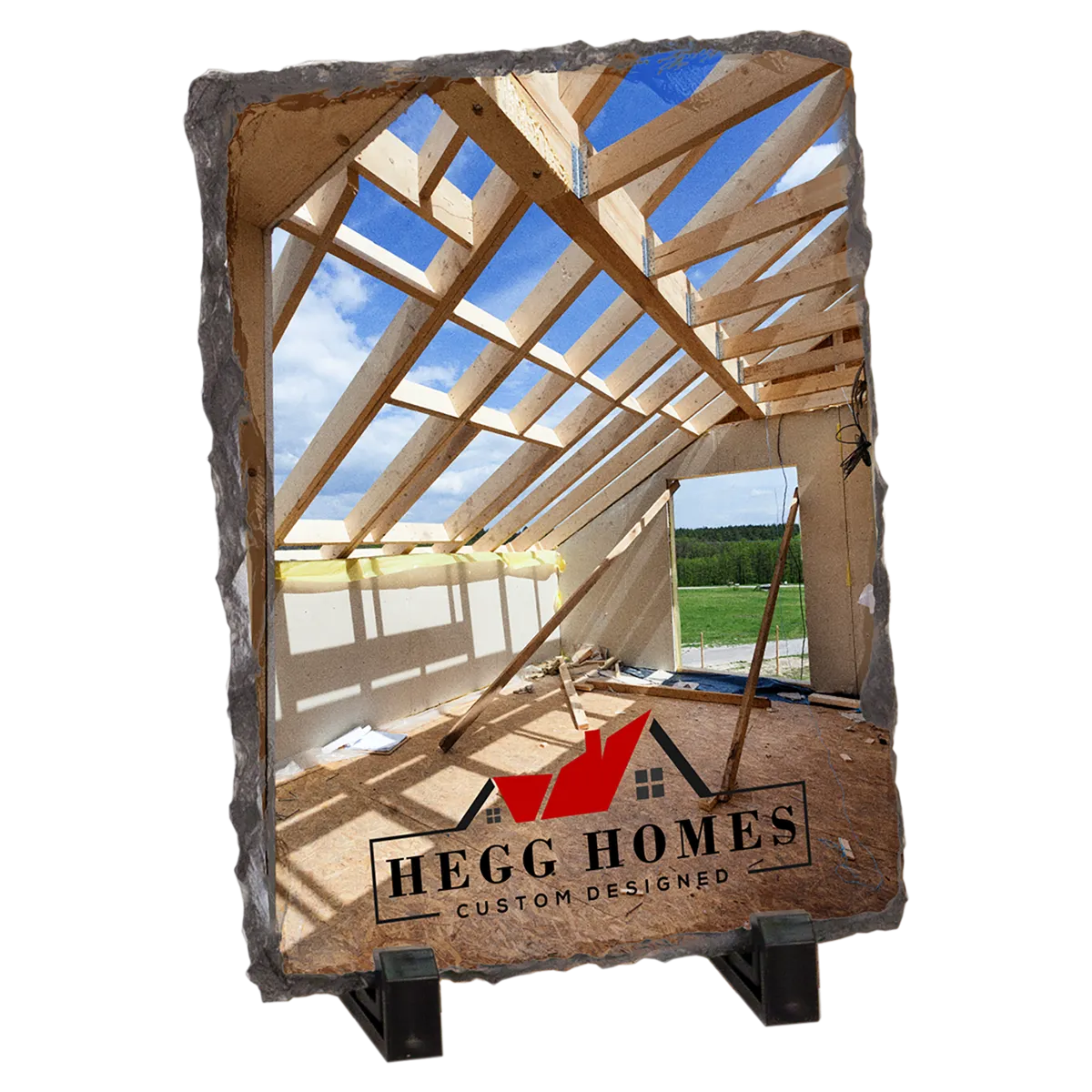 personalized stone display