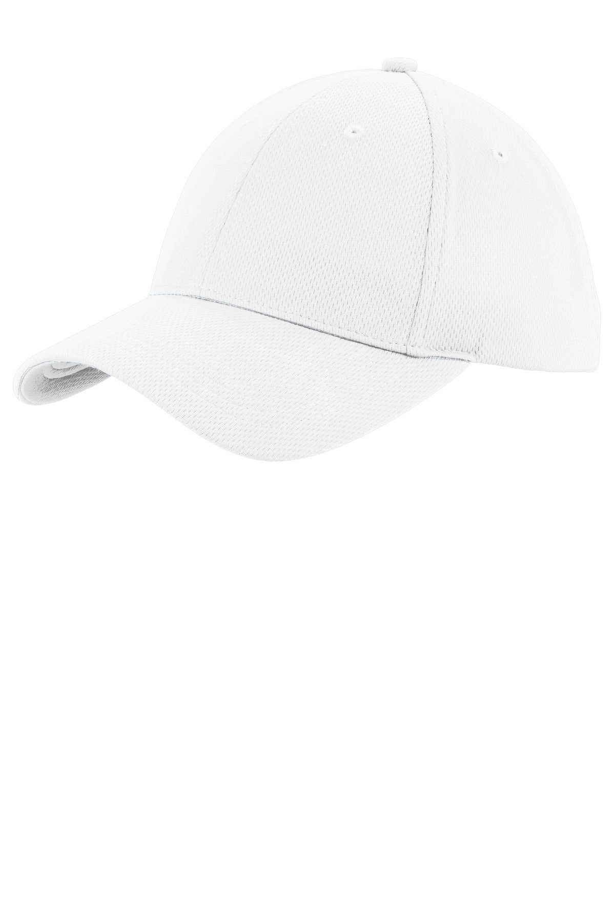 Sport-Tek PosiCharge RacerMesh Cap (STC26) - White - SanMar STC26-WHITE