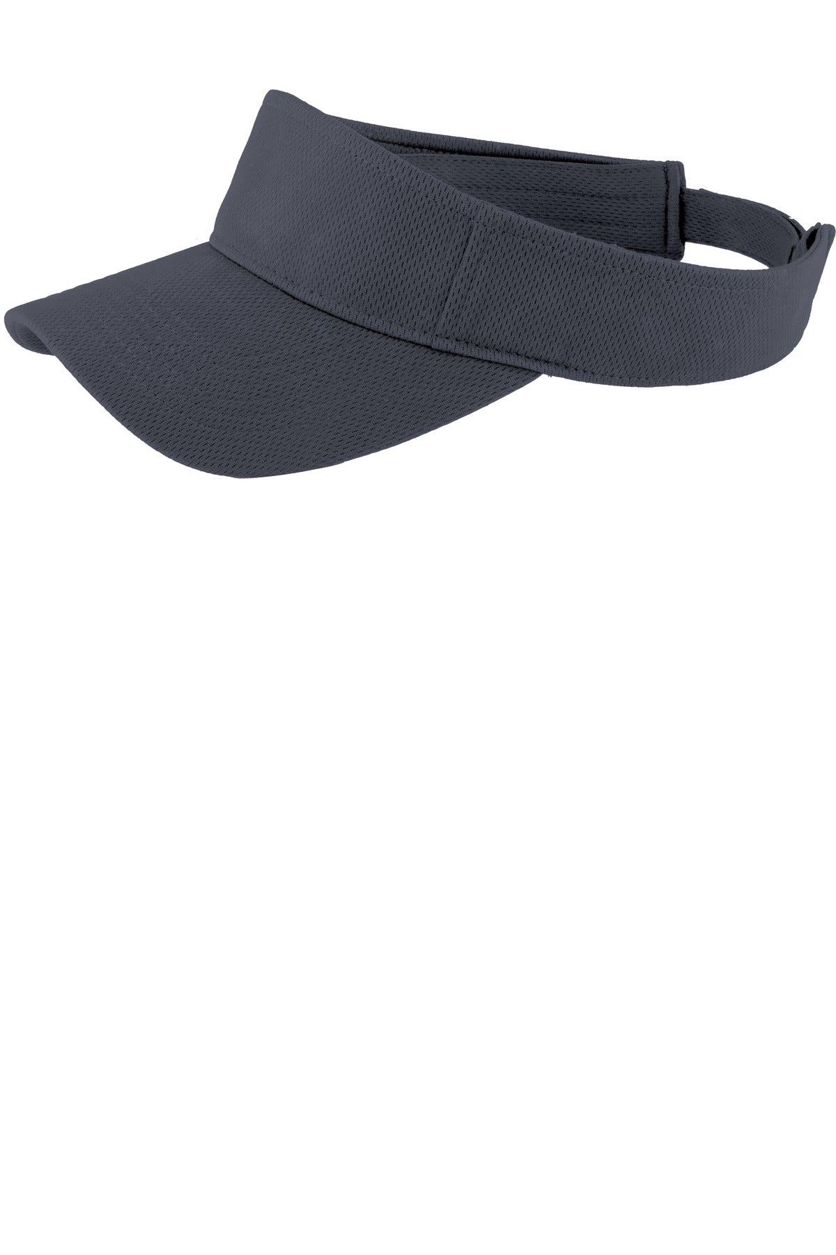 Sport-Tek PosiCharge RacerMesh Visor (STC27) - Graphite - SanMar STC27-GRAPHITEGREY