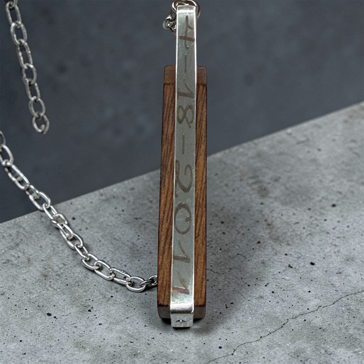 Custom Wood Pendant Necklace — Perfect Mother's Day Gift