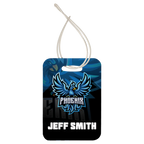 engraved luggage tag