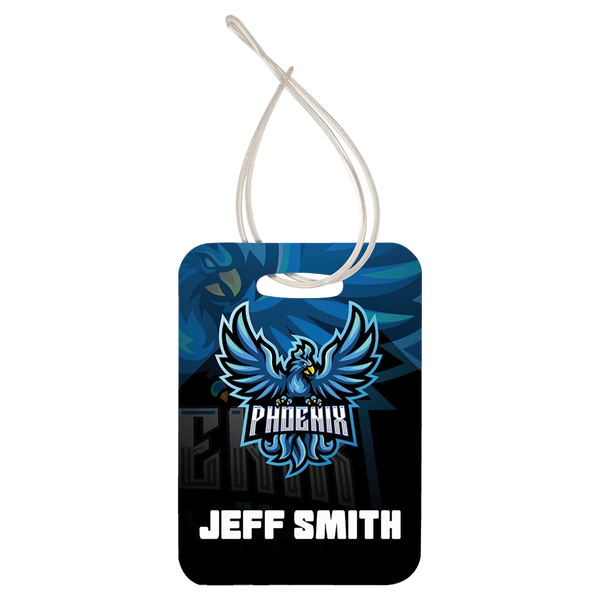 engraved luggage tag