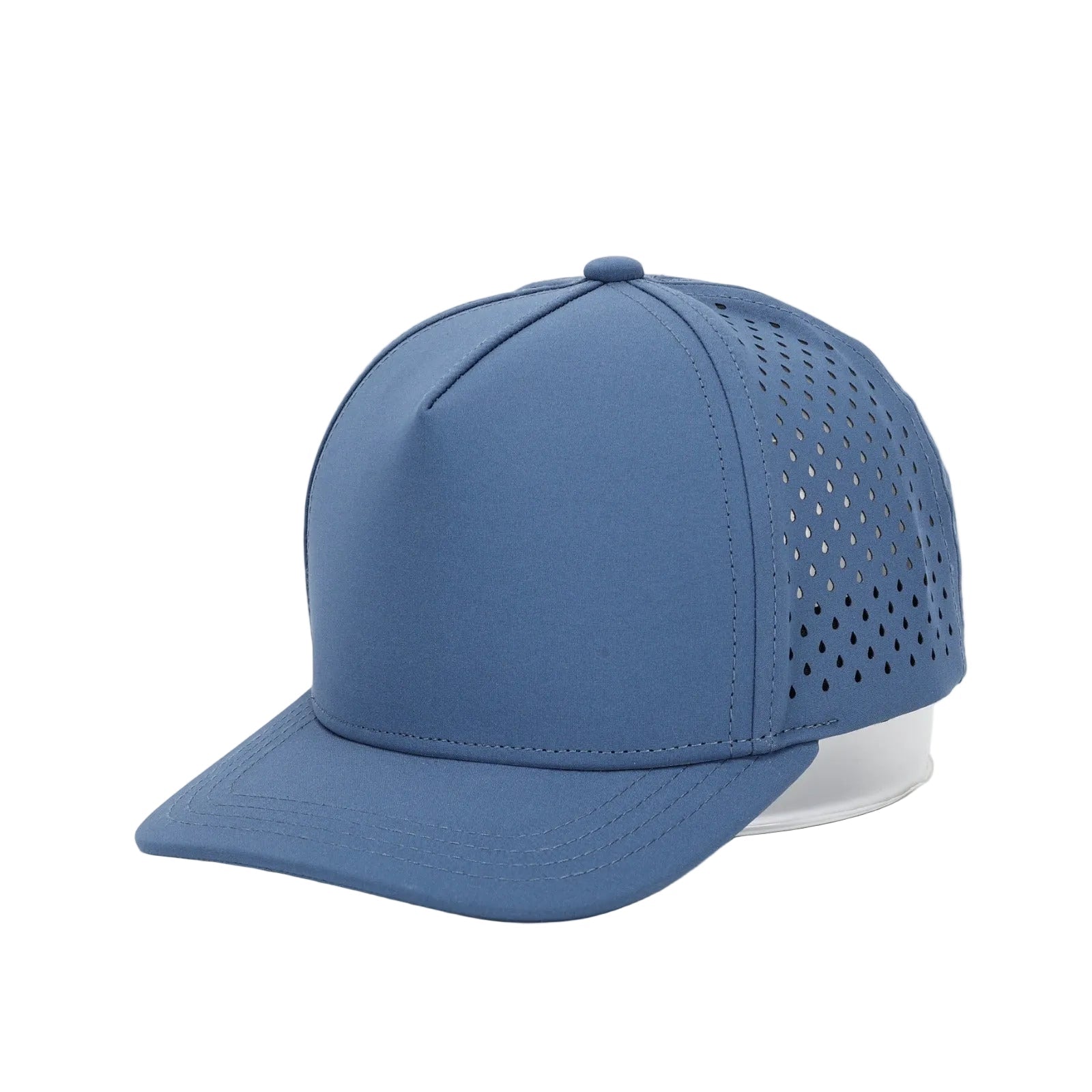 1010 Hats K615 kids trucker cap - Deep Blue - blank for custom leather patch