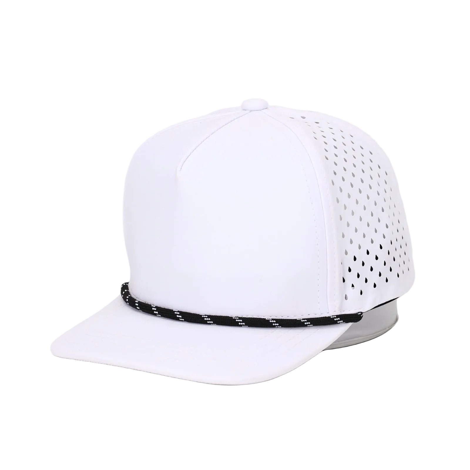 1010 Hats K615 kids trucker cap - White Rope - blank for custom leather patch