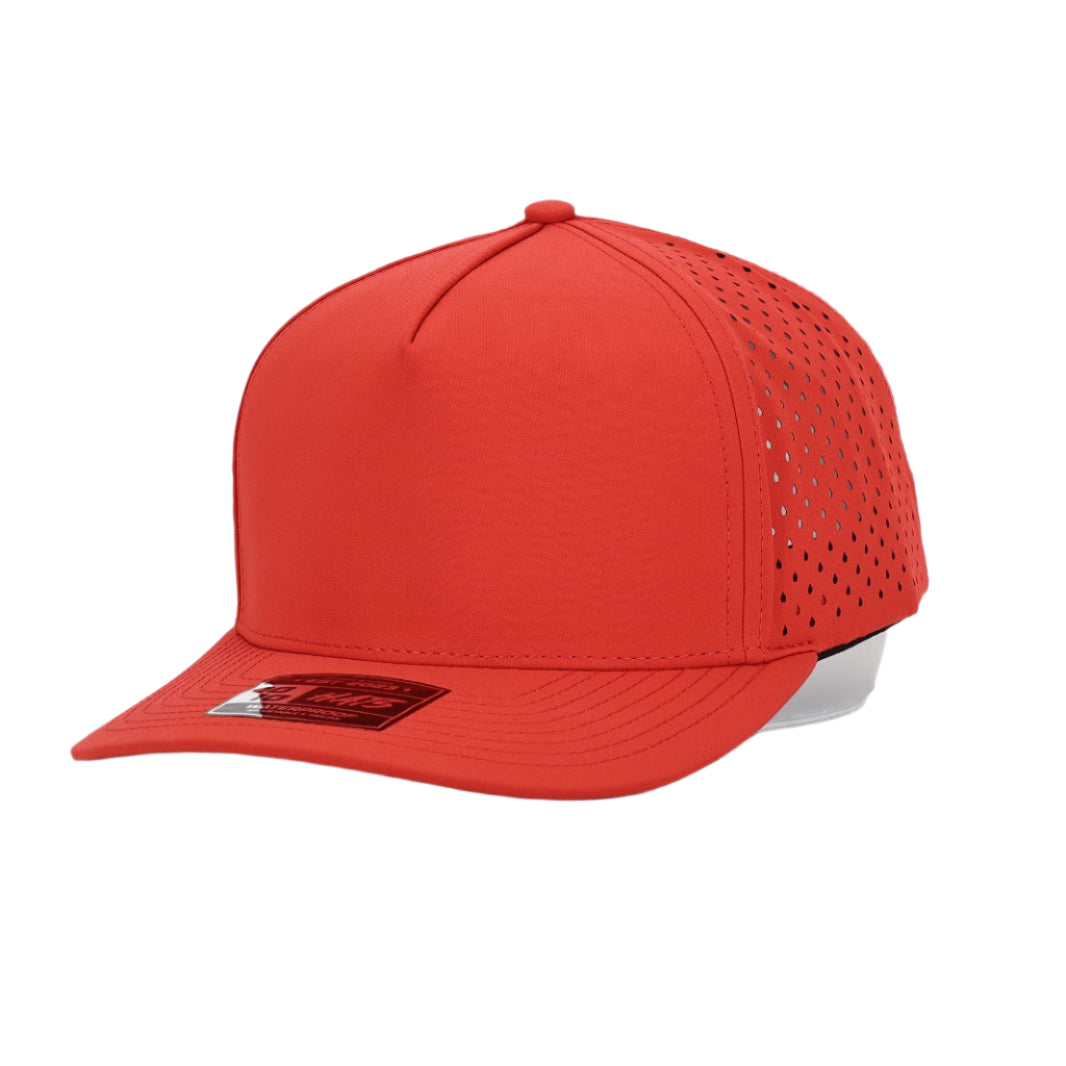 1010 Hats 615 trucker cap - Red Standard - blank for custom leather patch