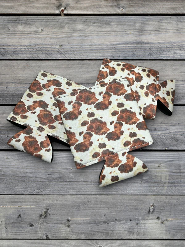 cowhide koozie