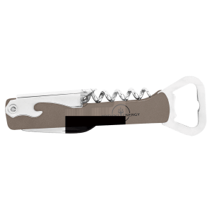 Leatherette Wine Bottle Opener Laserable/UV Printable