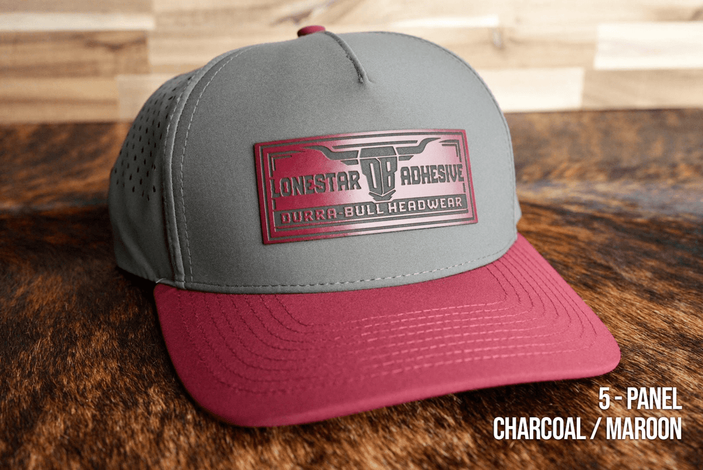 Lonestar 5-Panel Durra-Bull Hat - blank cap for custom leather patch
