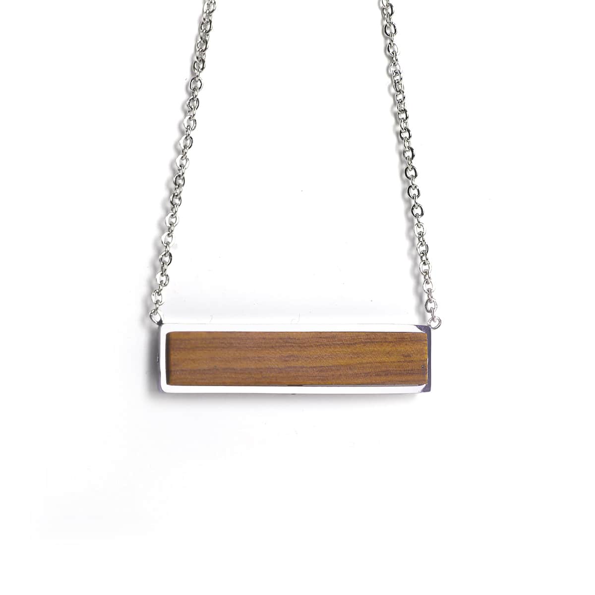 Custom Wood Pendant Necklace — Perfect Mother's Day Gift