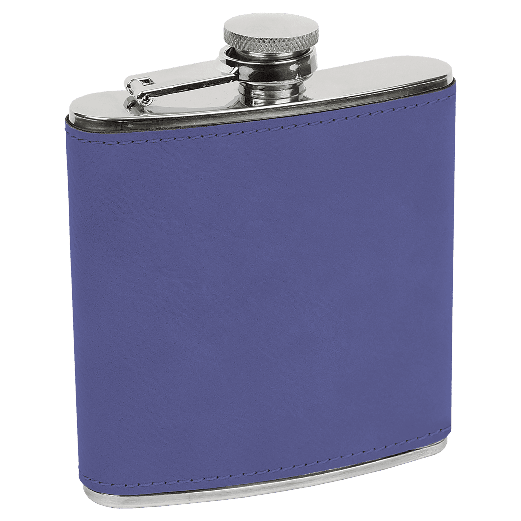 Stainless Steel Flask Laserable/UV Printable Leatherette