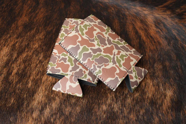 fowl play camo koozie